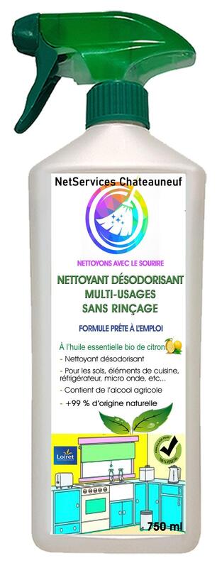 Nettoyant Désodorisant Tous Plastiques